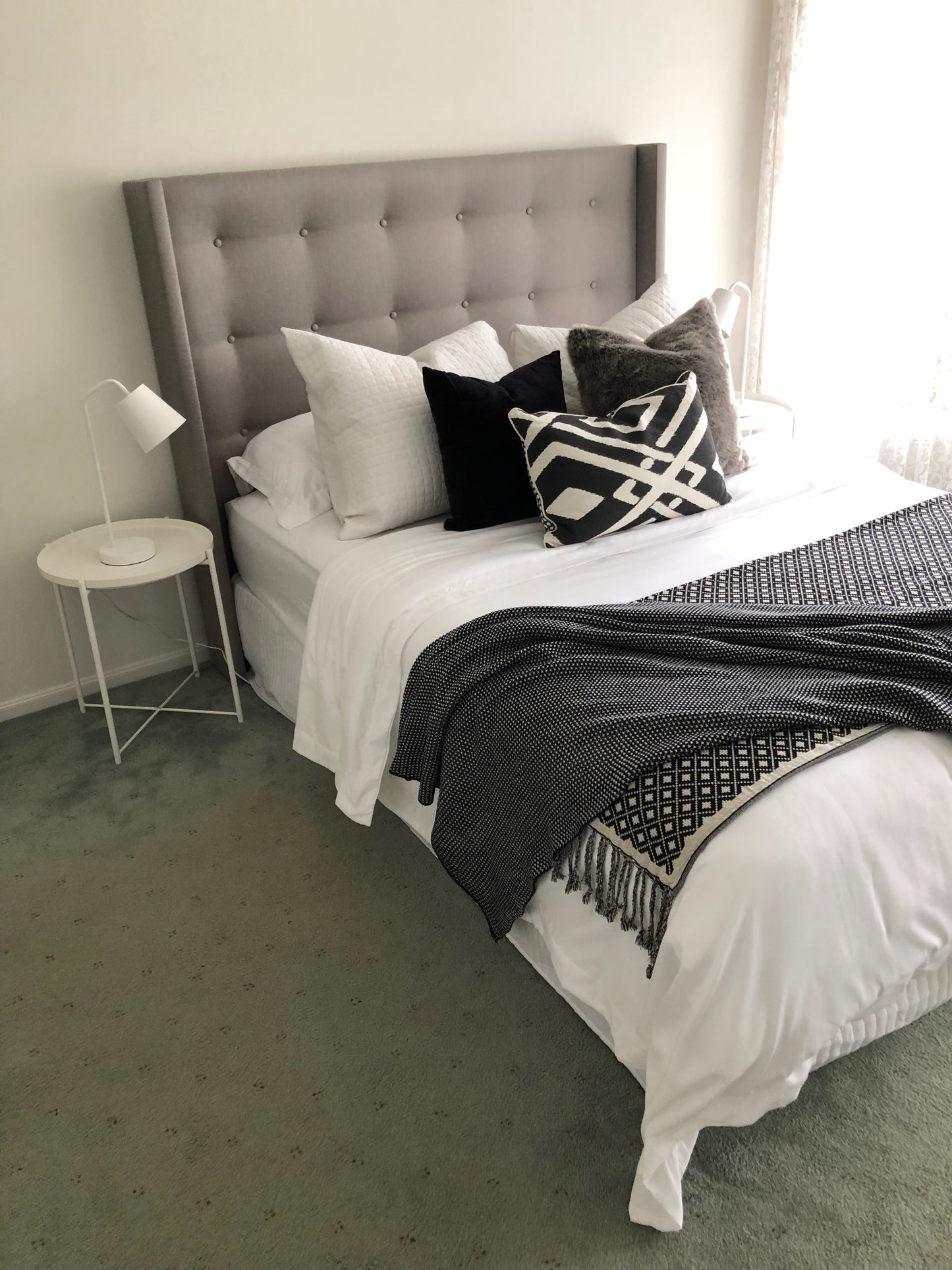 Paris Bedhead - Plush fabric